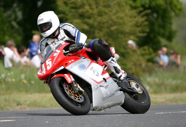 Martin Finnegan on the MV Agusta (Fiona Madden)